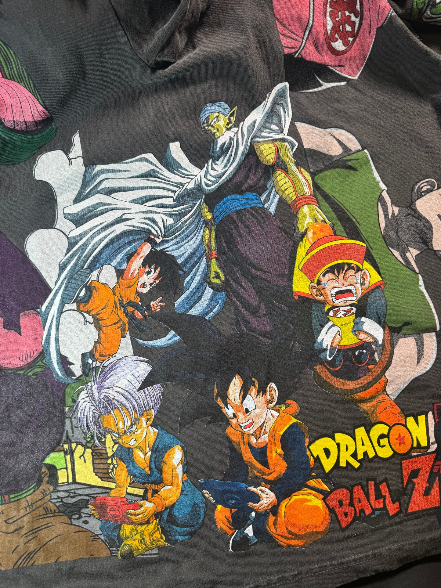Faded - Piccolo Rap Album Front - Giant Piccolo Back - Uncle Piccolo Babysits Sides - 360 Shirt