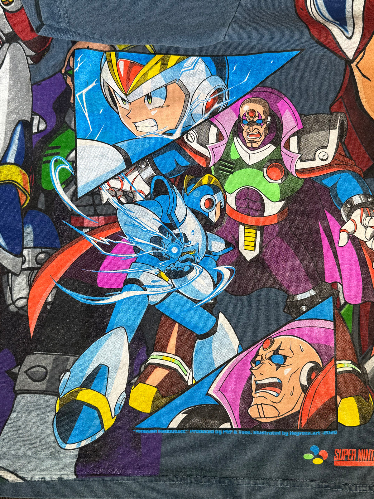 Faded Blue - Megaman X - 360 Shirt