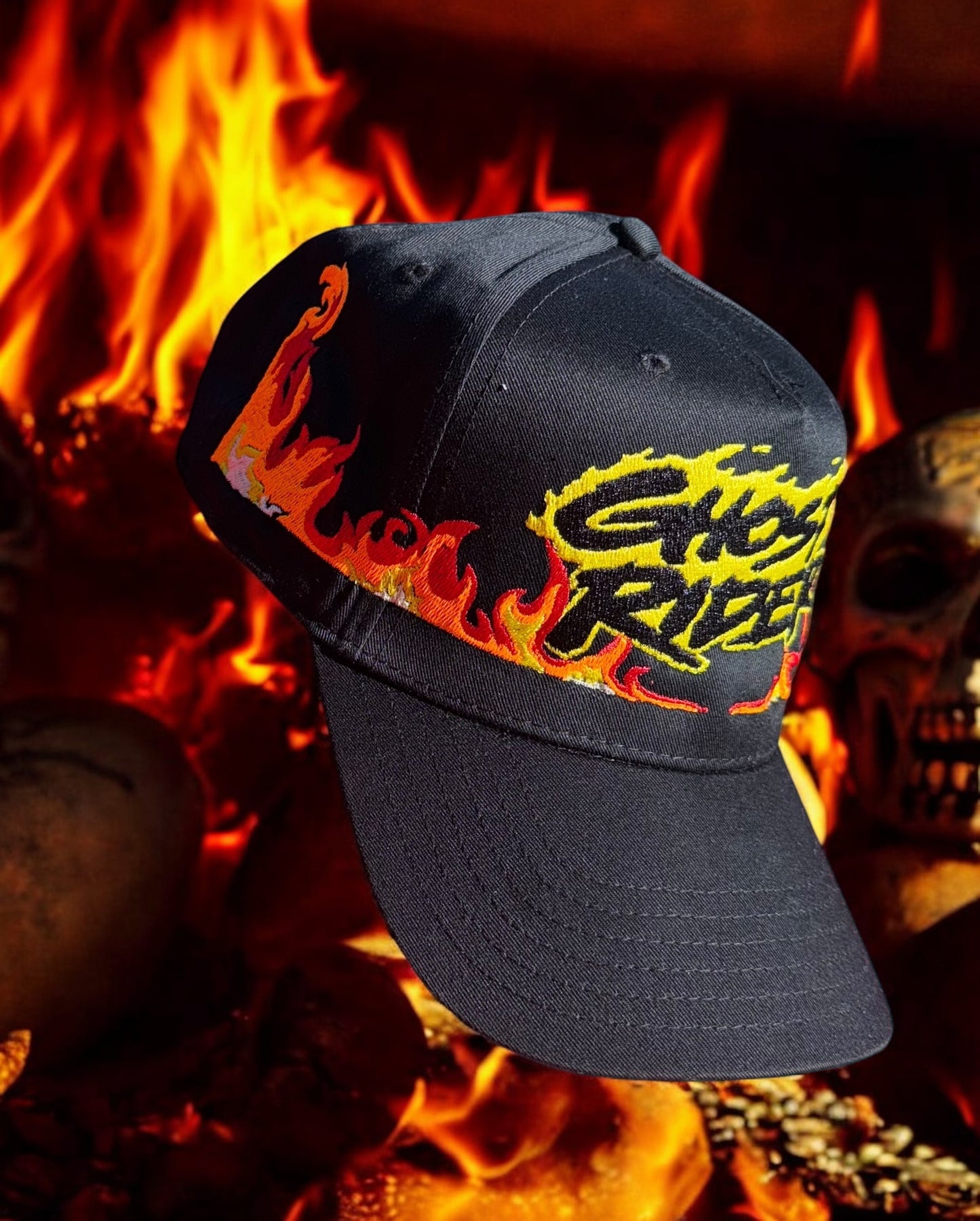 Black - Ghost Rider Hat