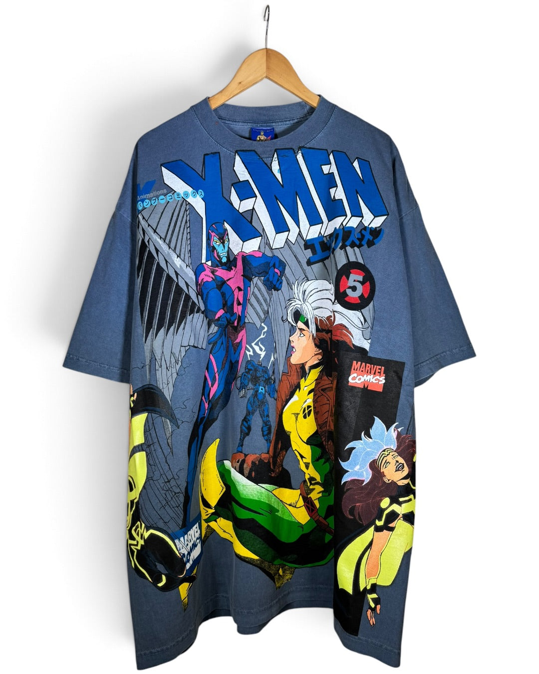 Faded Blue - X-Men - Celestial Rouge Sides - 360 Shirt