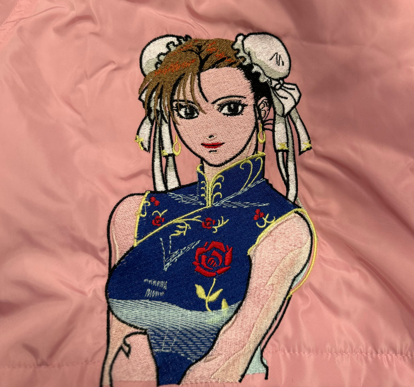 Pink- Showering Chun-Li Shorts