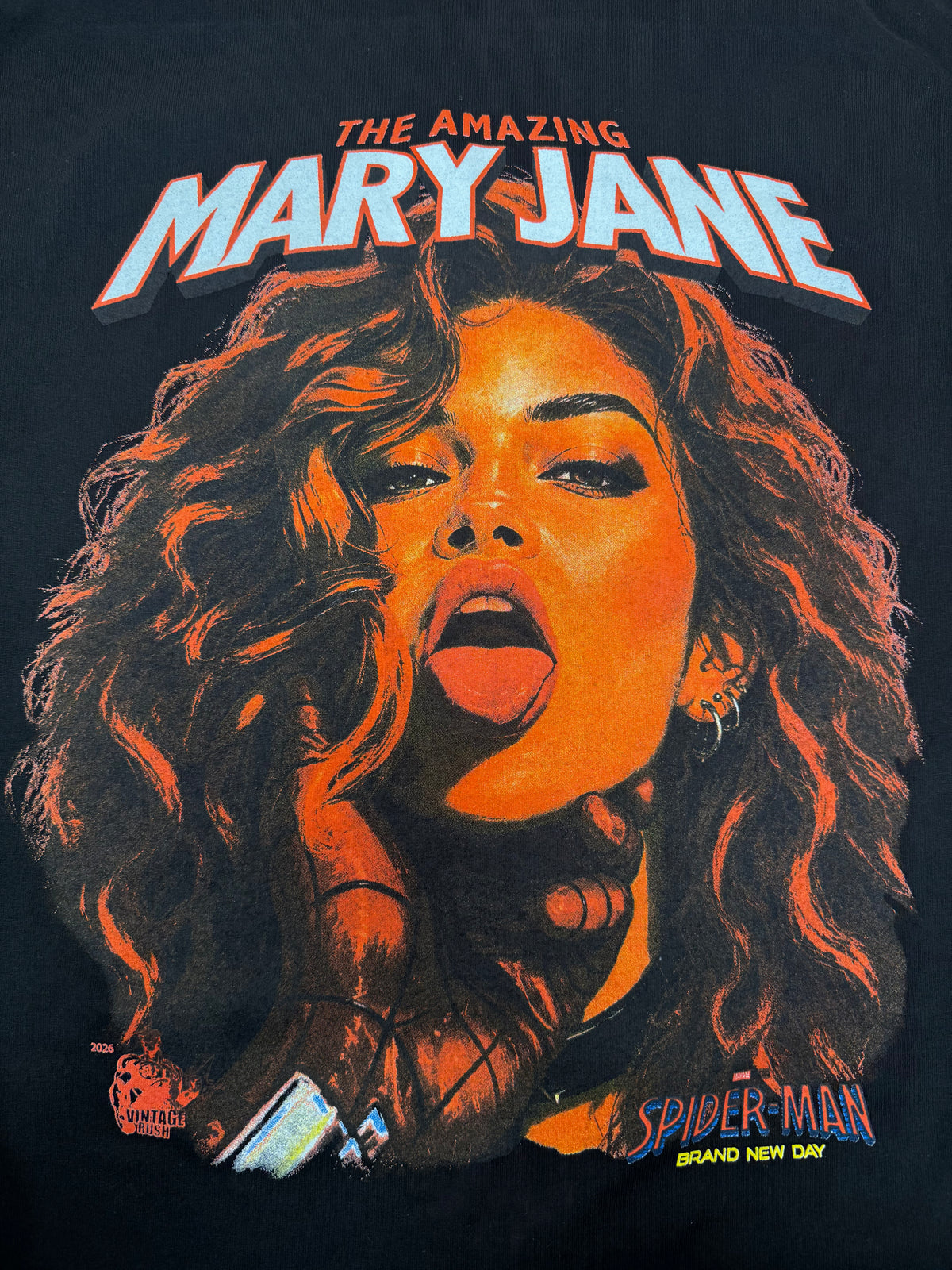 Black - Black Cat Front - Mary Jane Back - Shirt