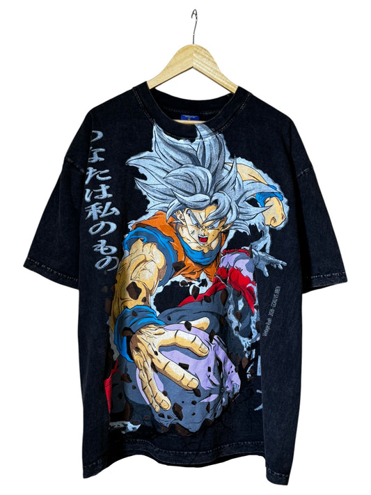 Black Acid Wash- Goku vs Jiren Front - Group Hit Back