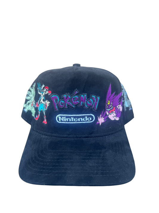 Suede Black Print Mega Evolutions - Pokemon Hat