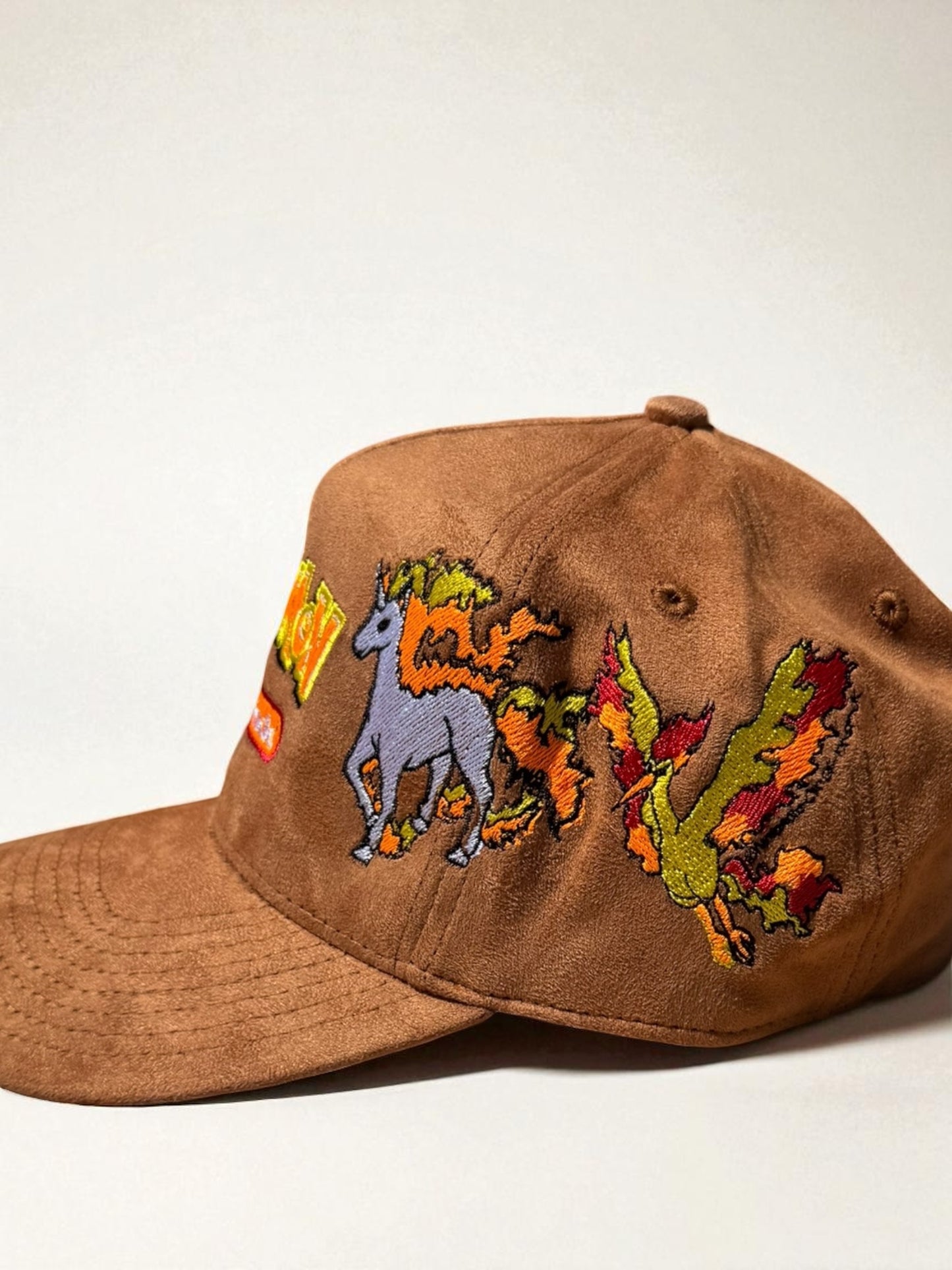 Tan suede - FIRE POKEMON HAT