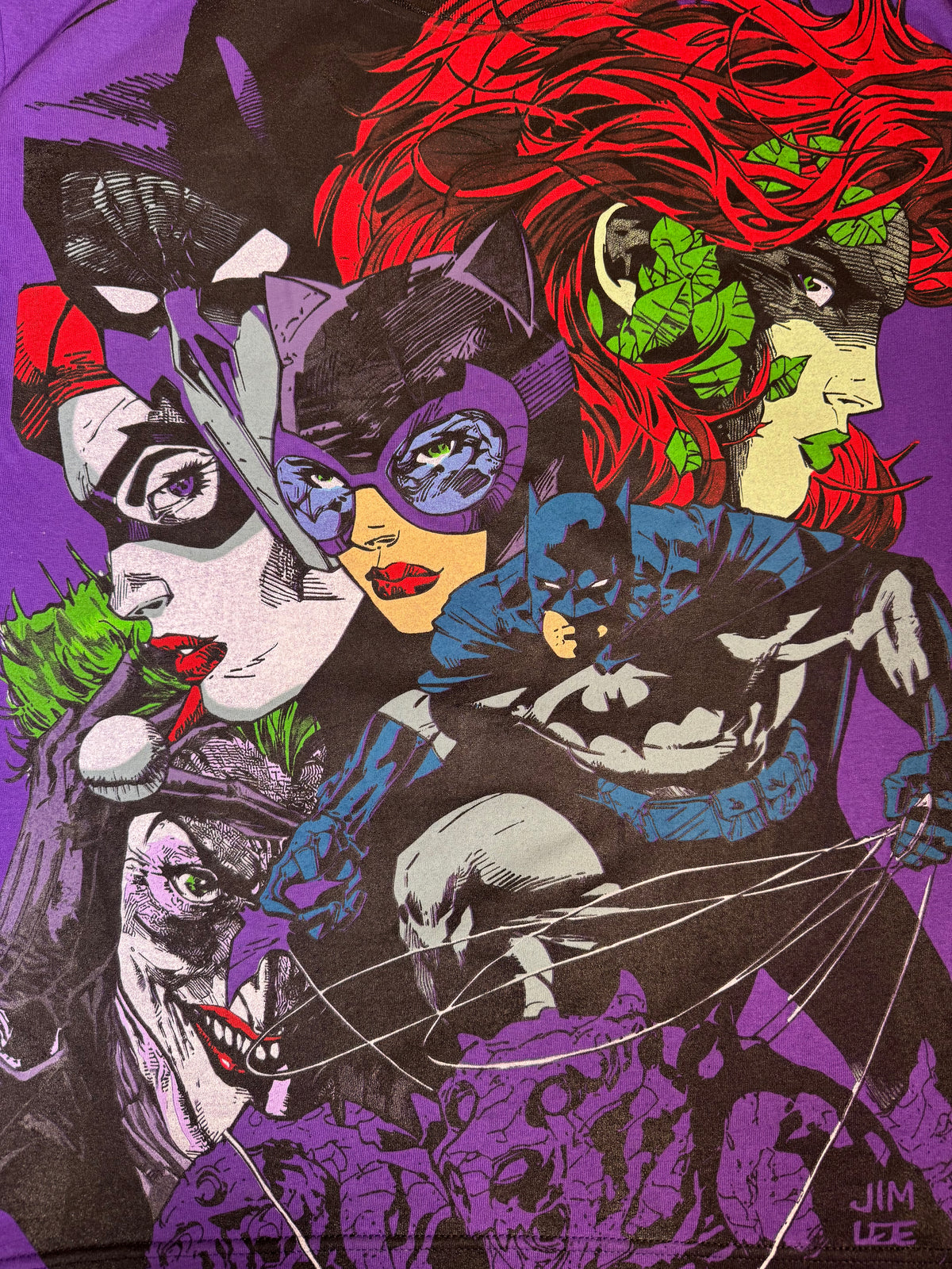 Purple - Batman & Catwoman Front - Villains Back