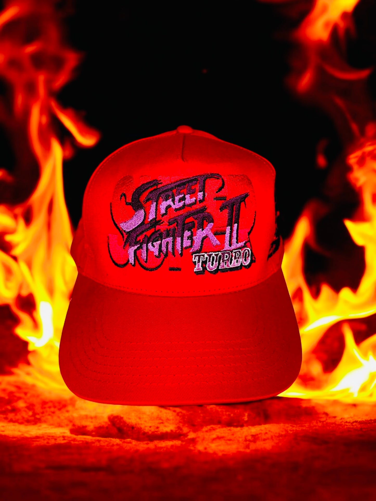 Red - Akuma Street Fighter 2 Turbo - hat