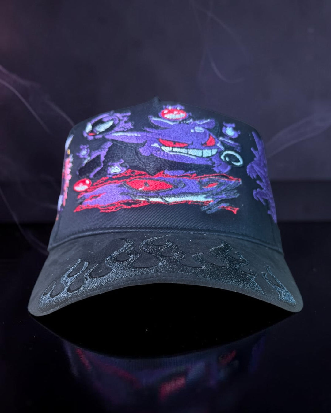 Black with Black Flames - Gengar Hat