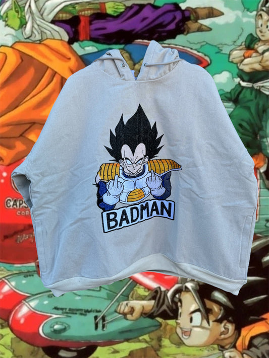 Premium Cream hoodie- Badman F*uck you