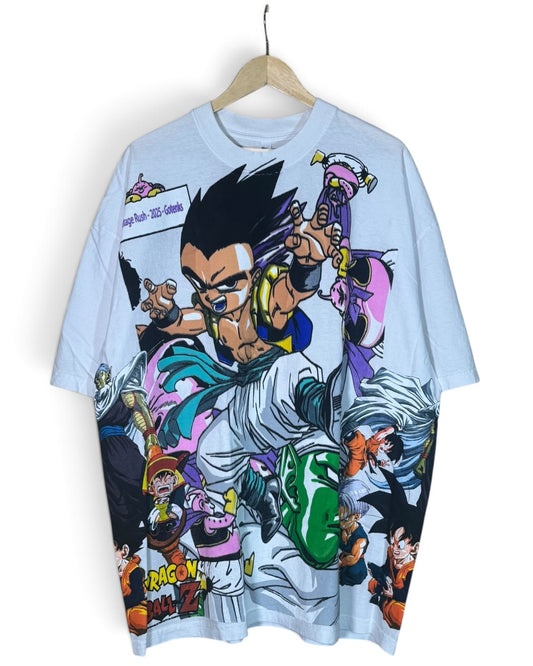 White - Gotenks Front - Gohan Back - Uncle Piccolo Babysits Sides - 360 Shirt