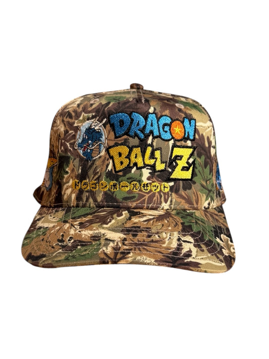 Camo DBZ vegeta Snapback