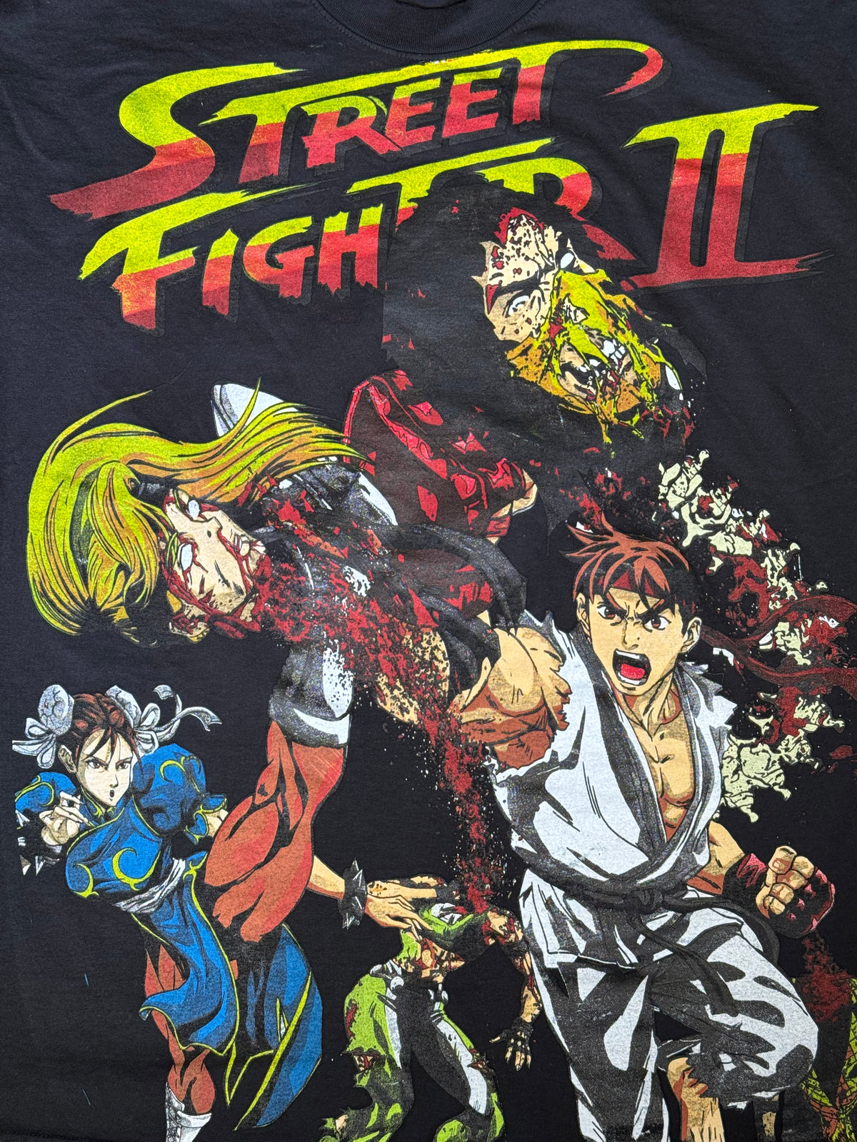 Black - Shadowloo Front - Ryu and Chun Li Back
