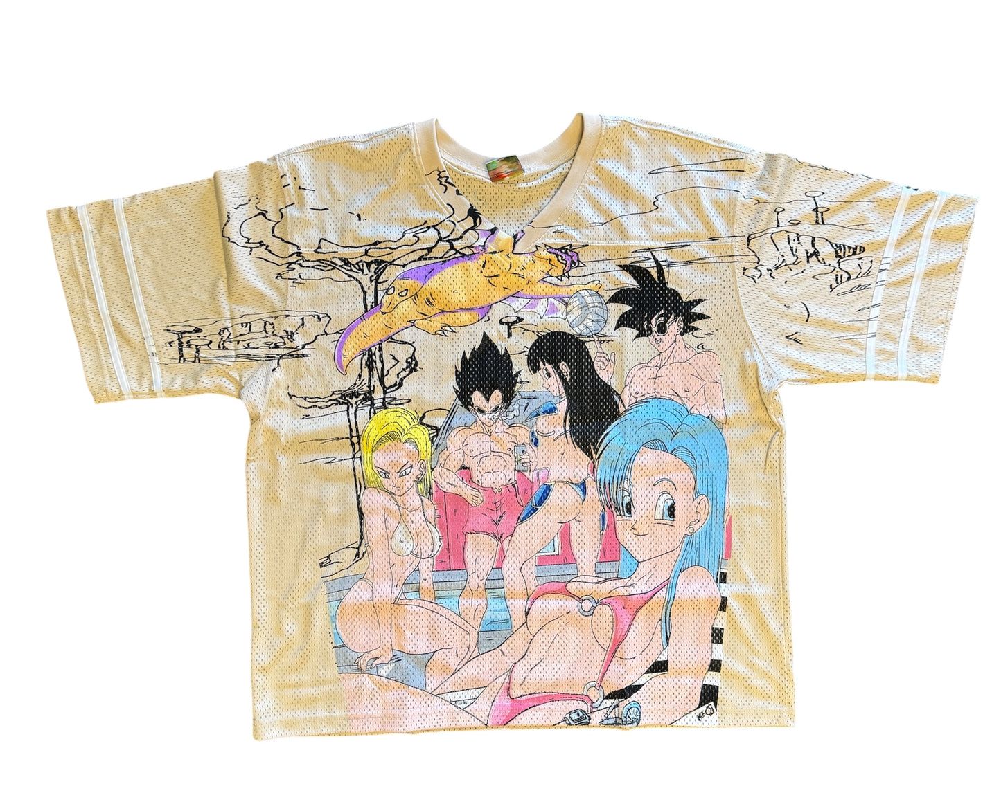 (Black Friday) Beige- Wish You Weren’t Here Football Jersey