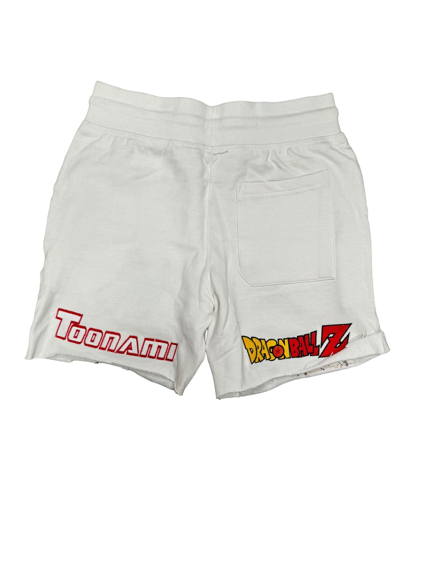 Red- Embroidered Toonami Inspired Shorts