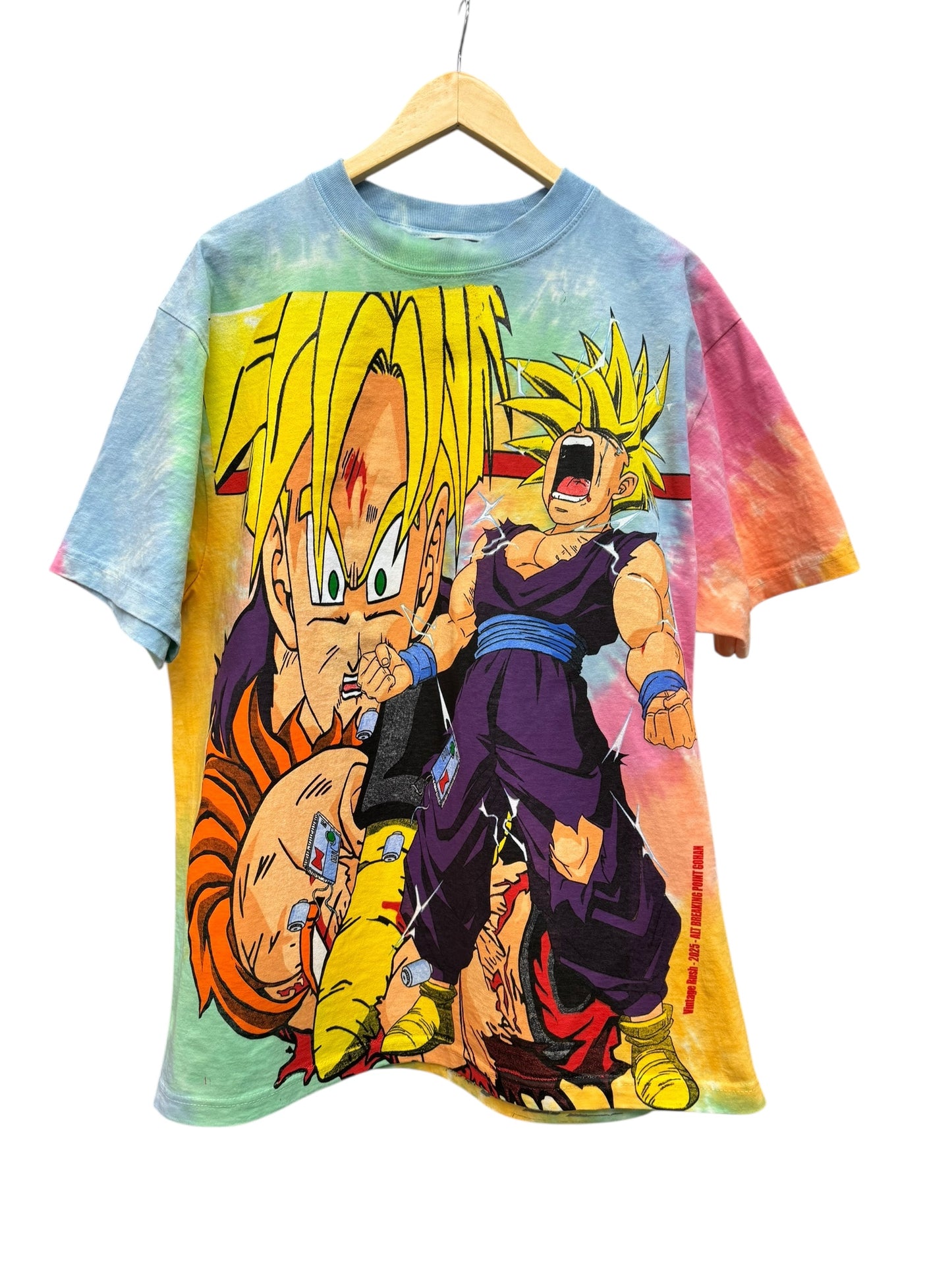 Sherbet Tie Dye - Gohan breaking point Front - Cell Games Variant back