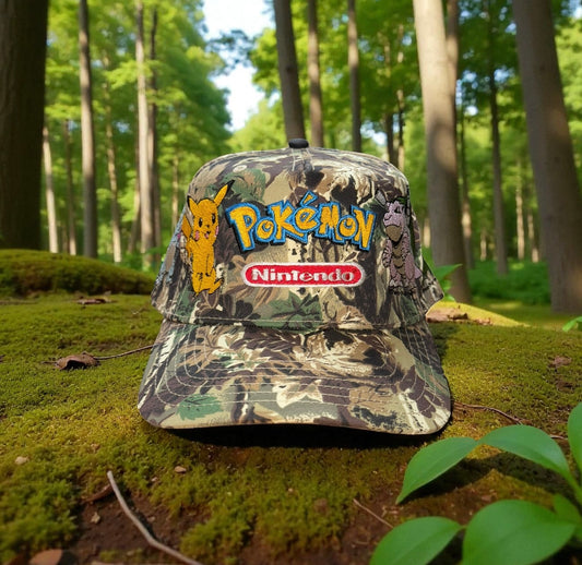Forrest Camo print - shinny Poke Starter Hat