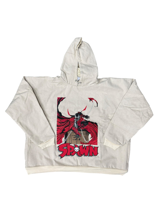 White-2XL- Spawn Premium Hoodie
