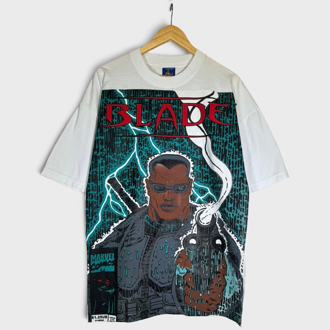 White - Thunder Rain Blade Front - Bloody Rain Blade Back