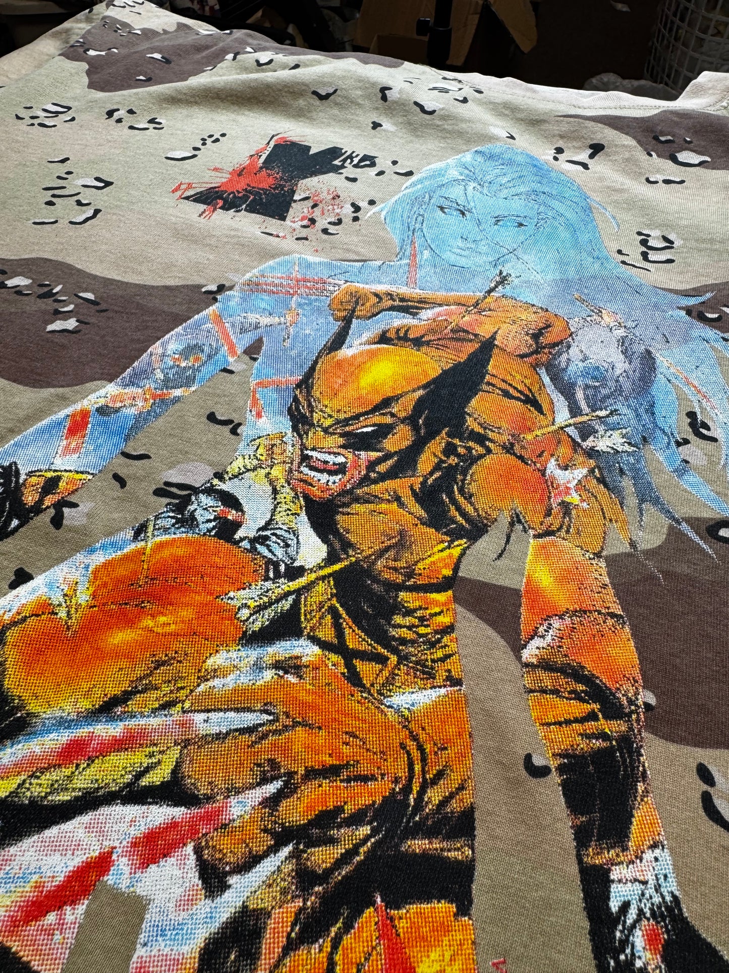 Desert Camo - Wolverine Front - X-2 Back