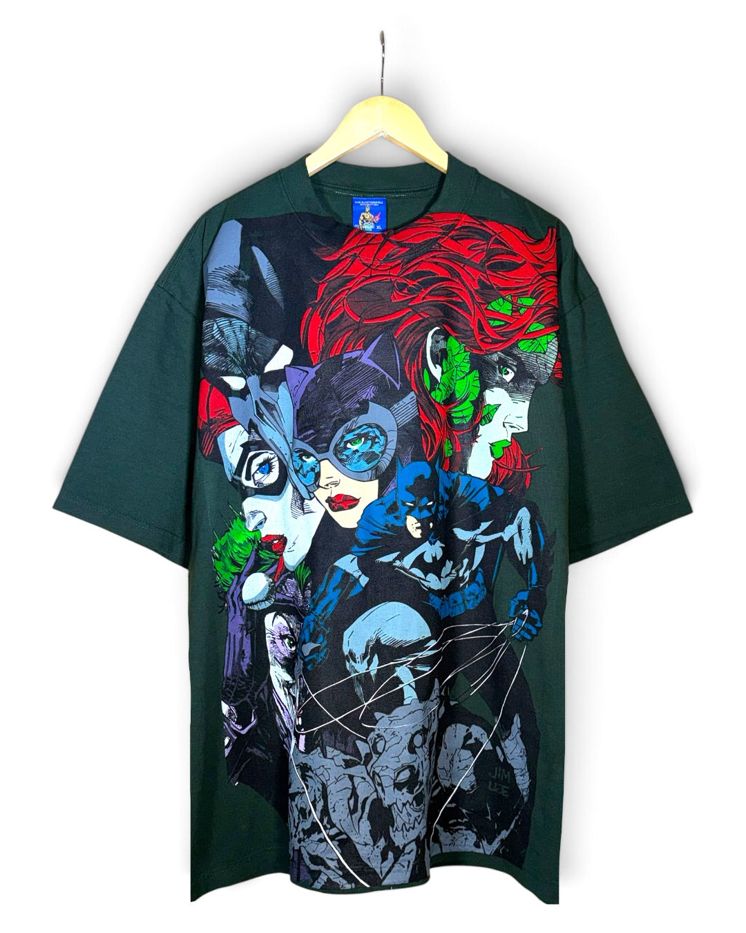 Dark Green - Villains Front - Batman & Catwoman Back