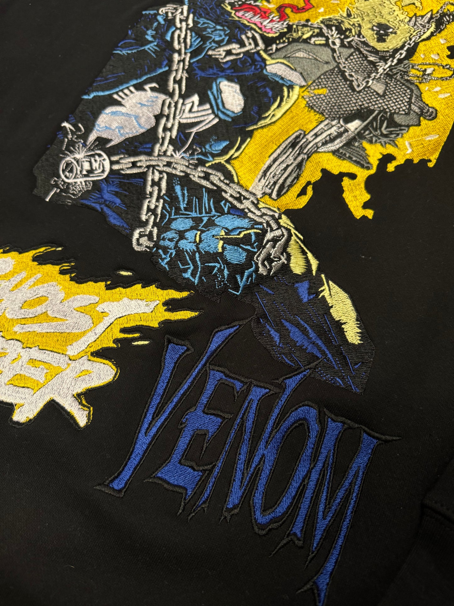 Black Venom vs Ghost Rider Hoodie