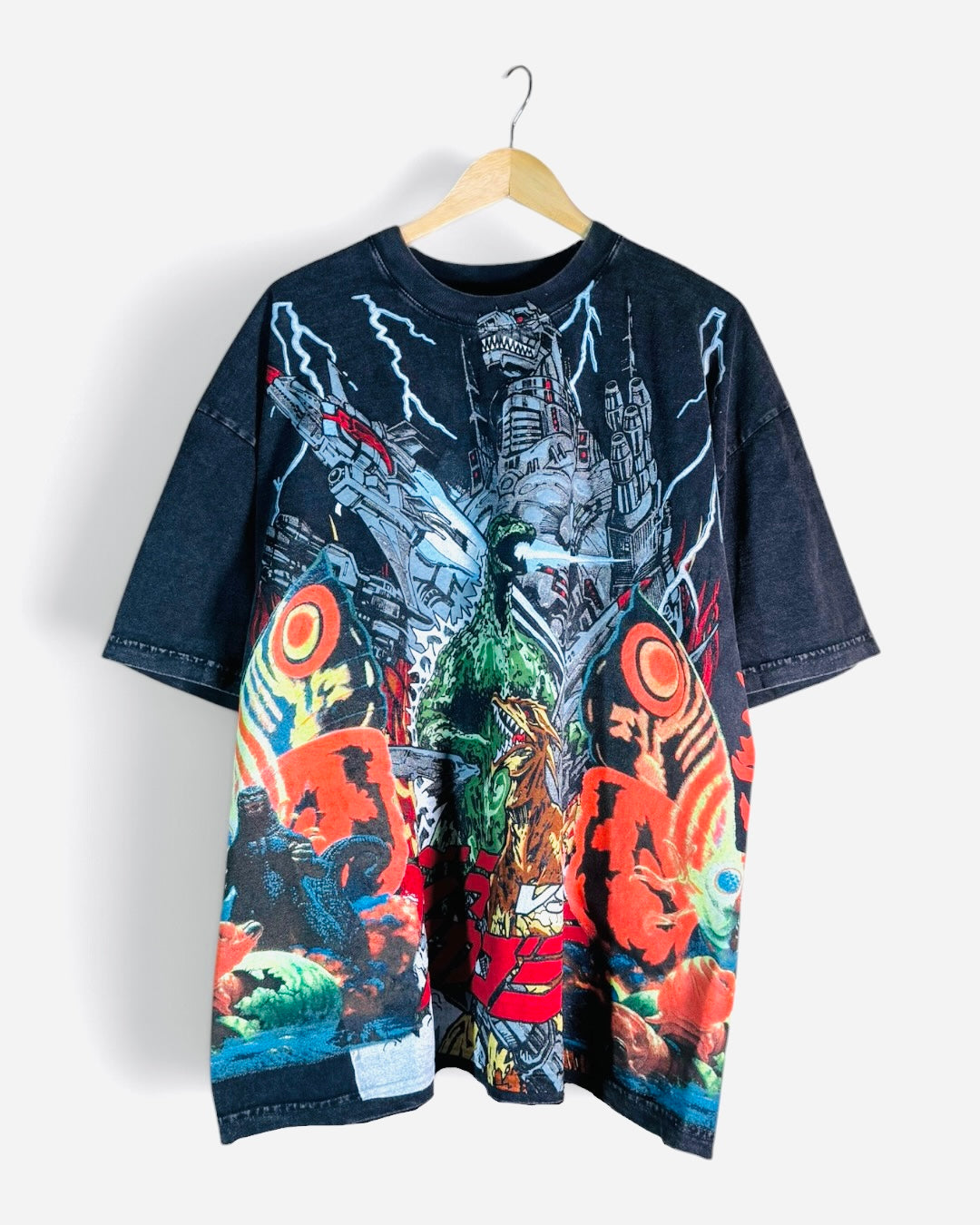 Acid Wash - MechaGodzilla Front - Final Wars Back - Godzilla vs Mothra Sides