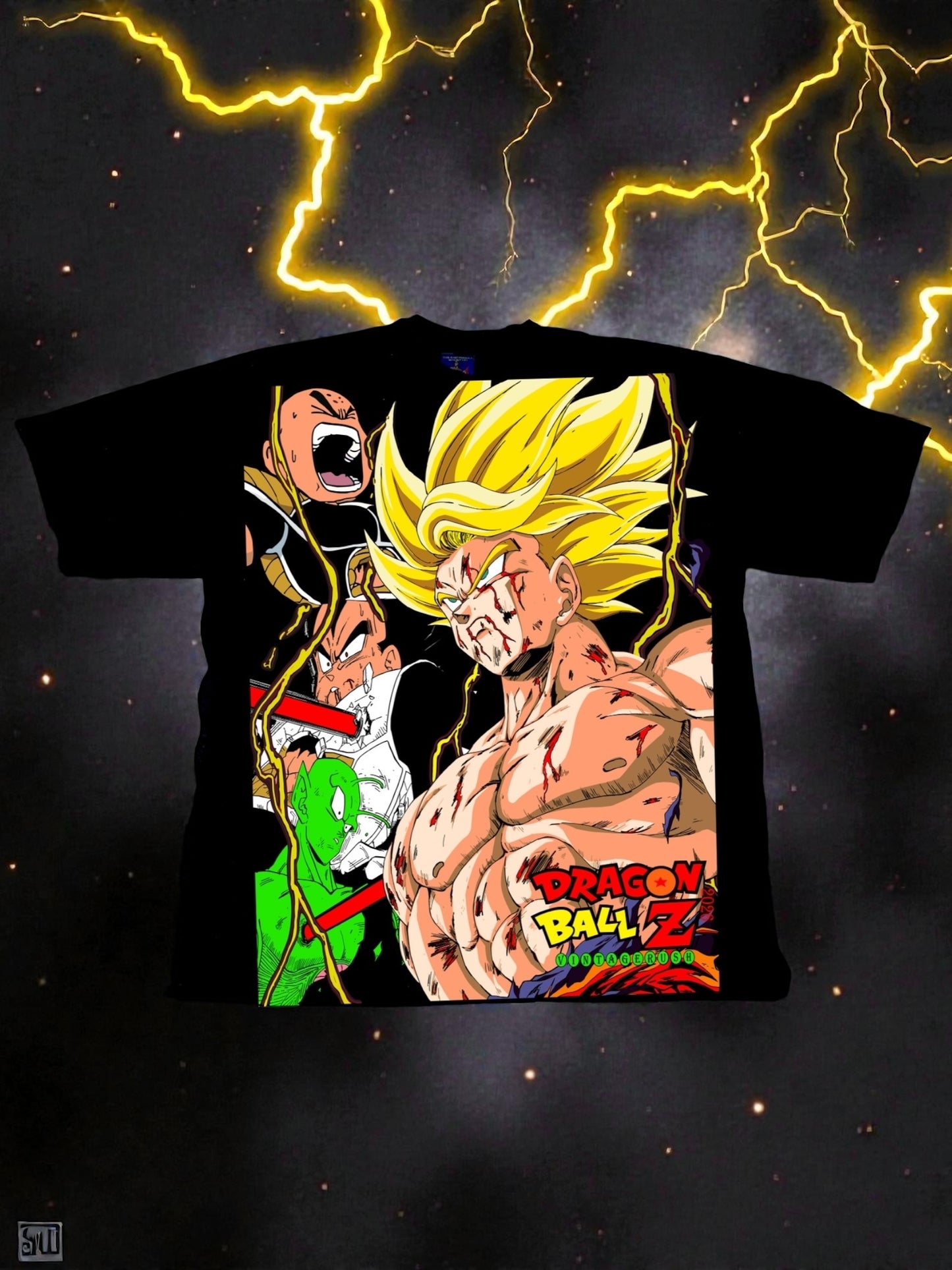 Black - Goku SSJ Front & Lord Freiza Back