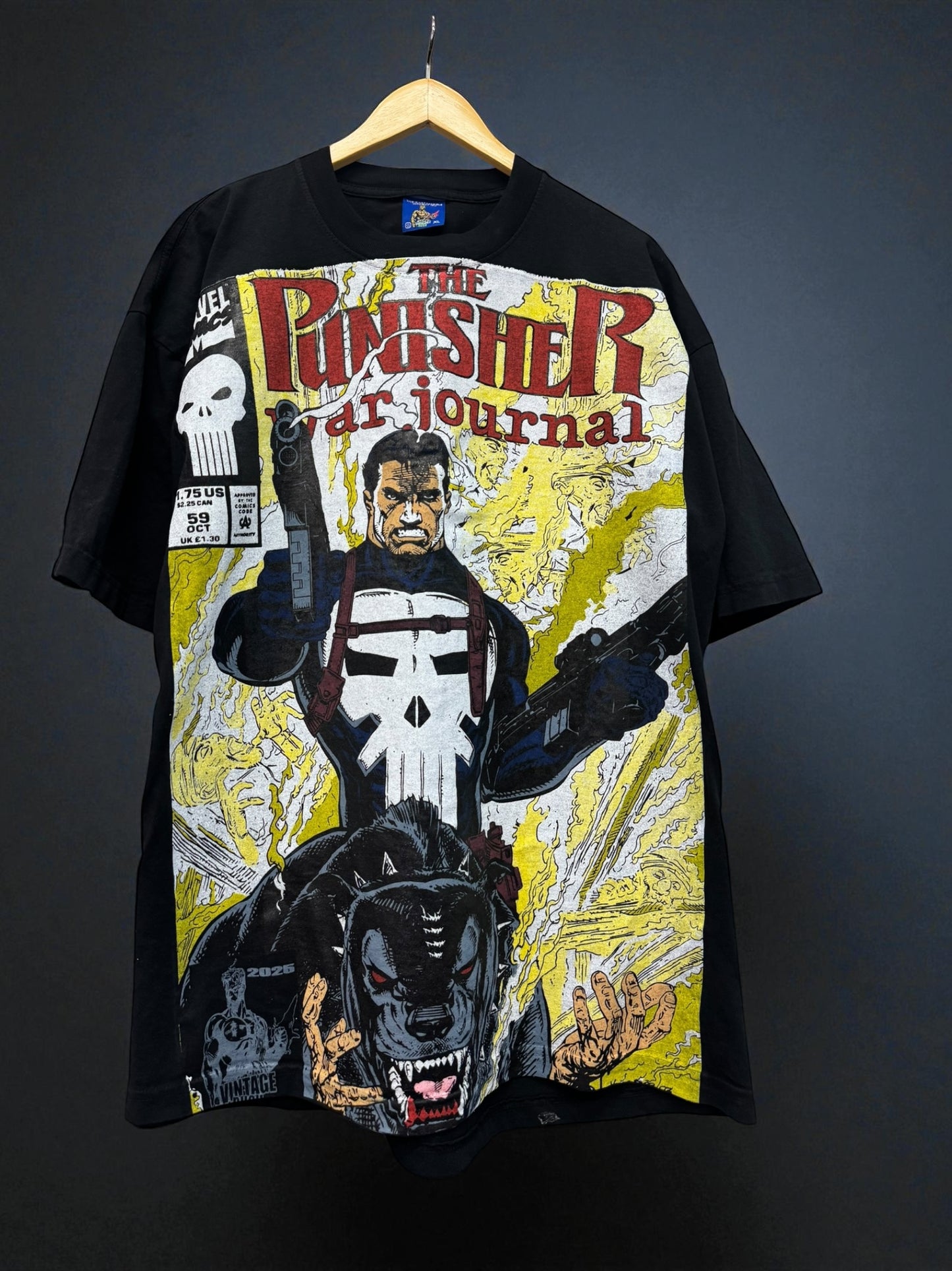 Black - the Punisher Pit bull & Punisher Solo Flames