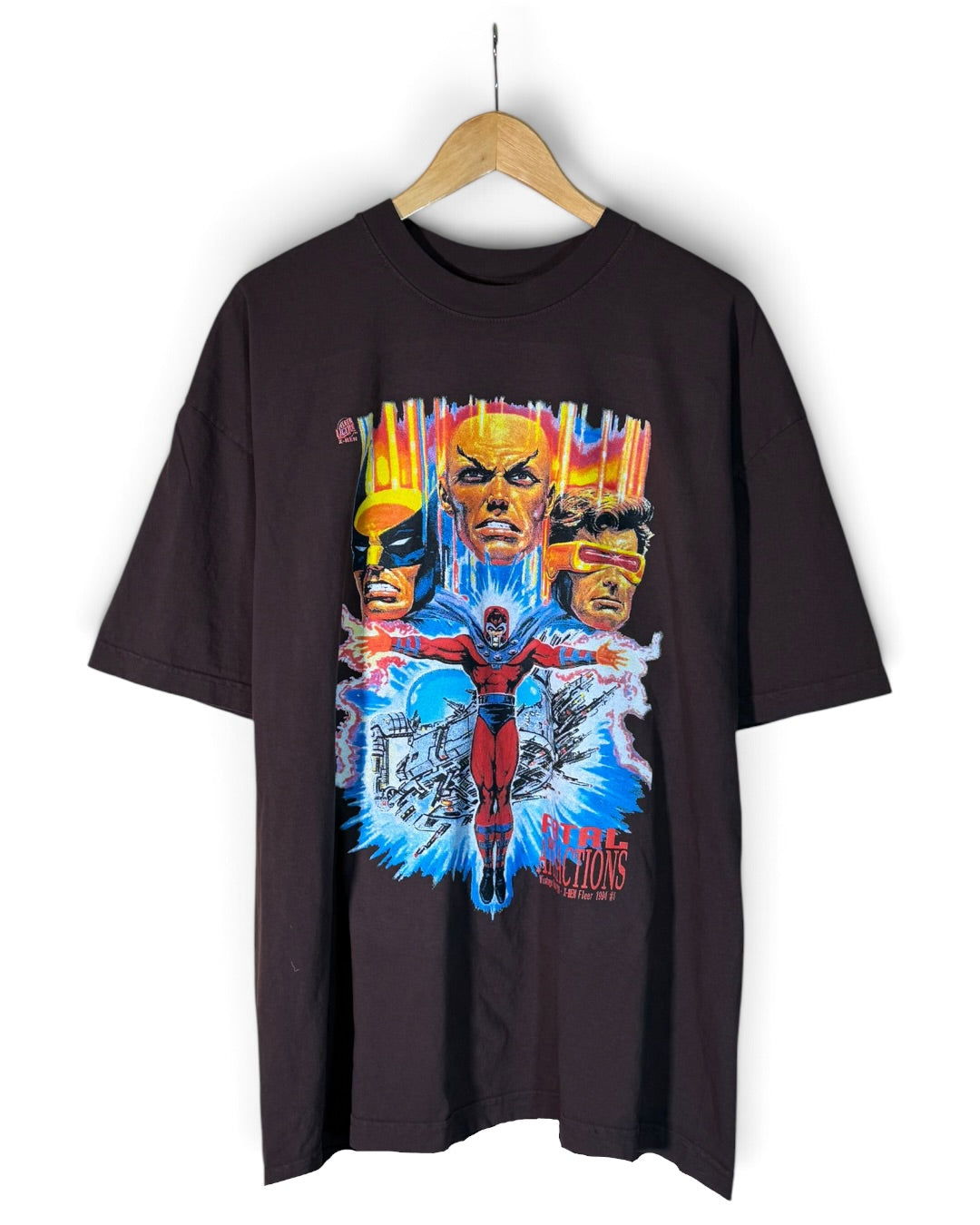 Dark Brown - Fatal Attractions Front - Silver Surface Back Shirt