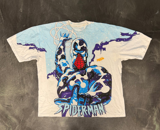 (Black Friday) (Imperfections) White - 2XL- Cosmic Spider-Man