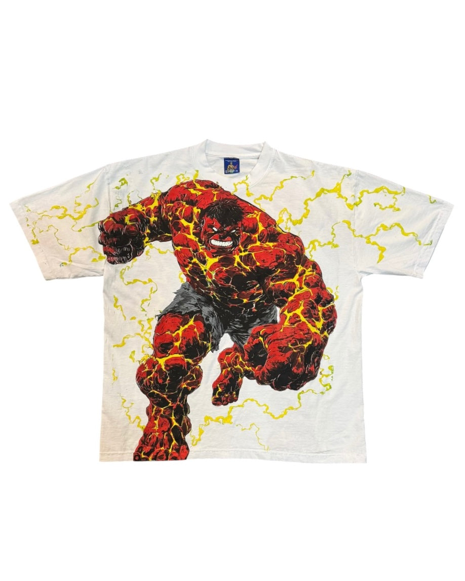 White - Red Hulk Tee