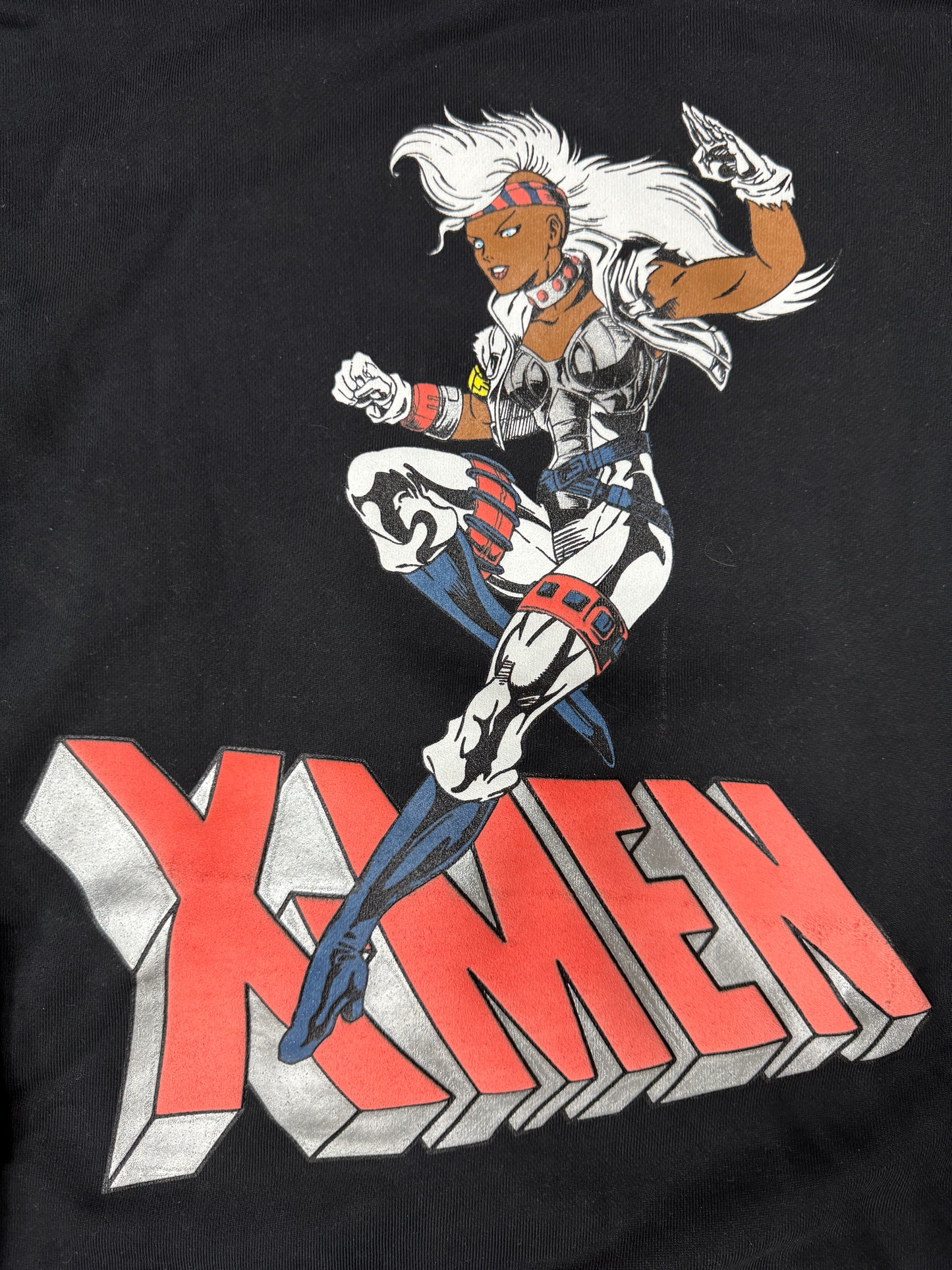 Black-Large-X-Men Hoodie featuring Storm