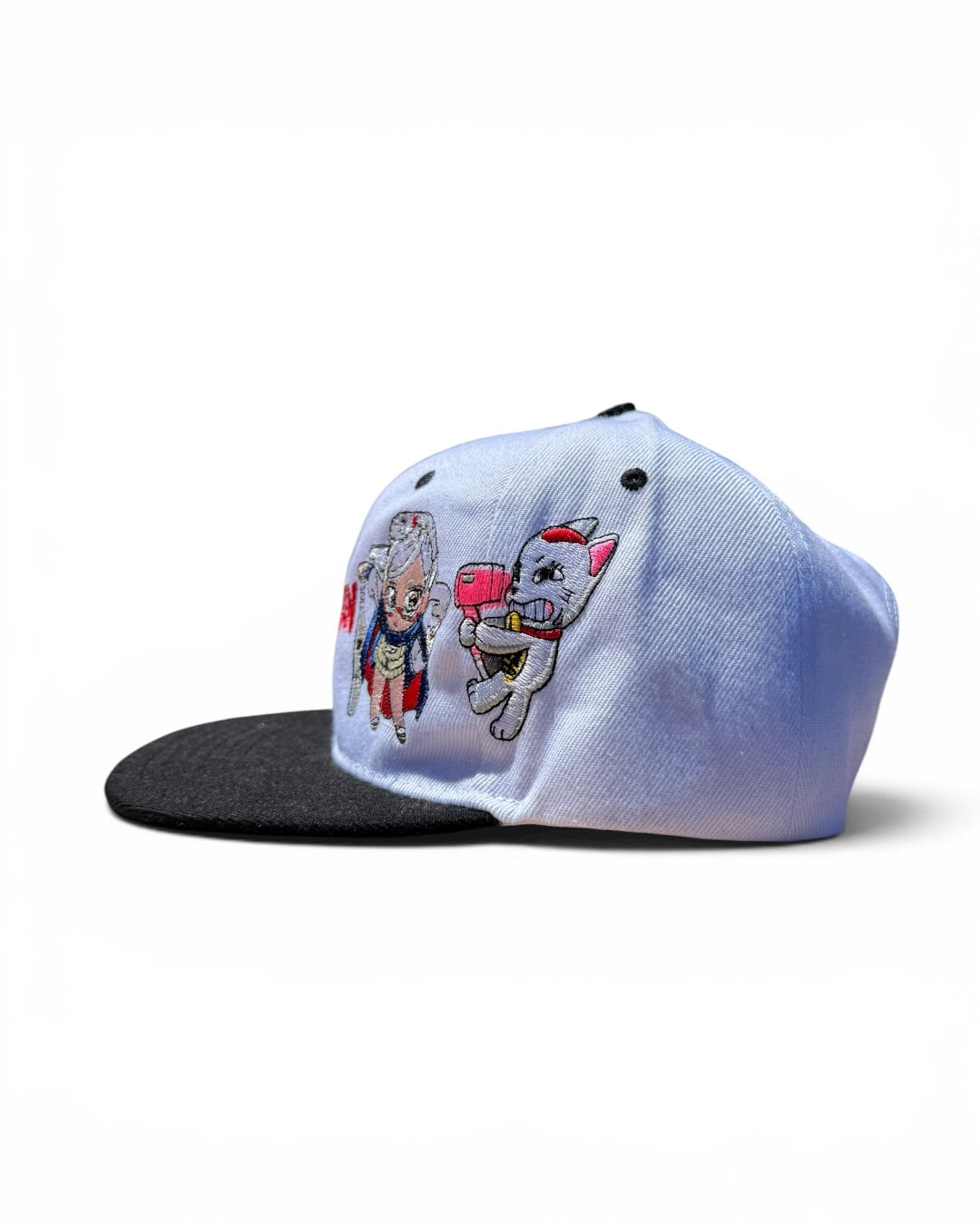 White with Black Brim - Dandadan Hat
