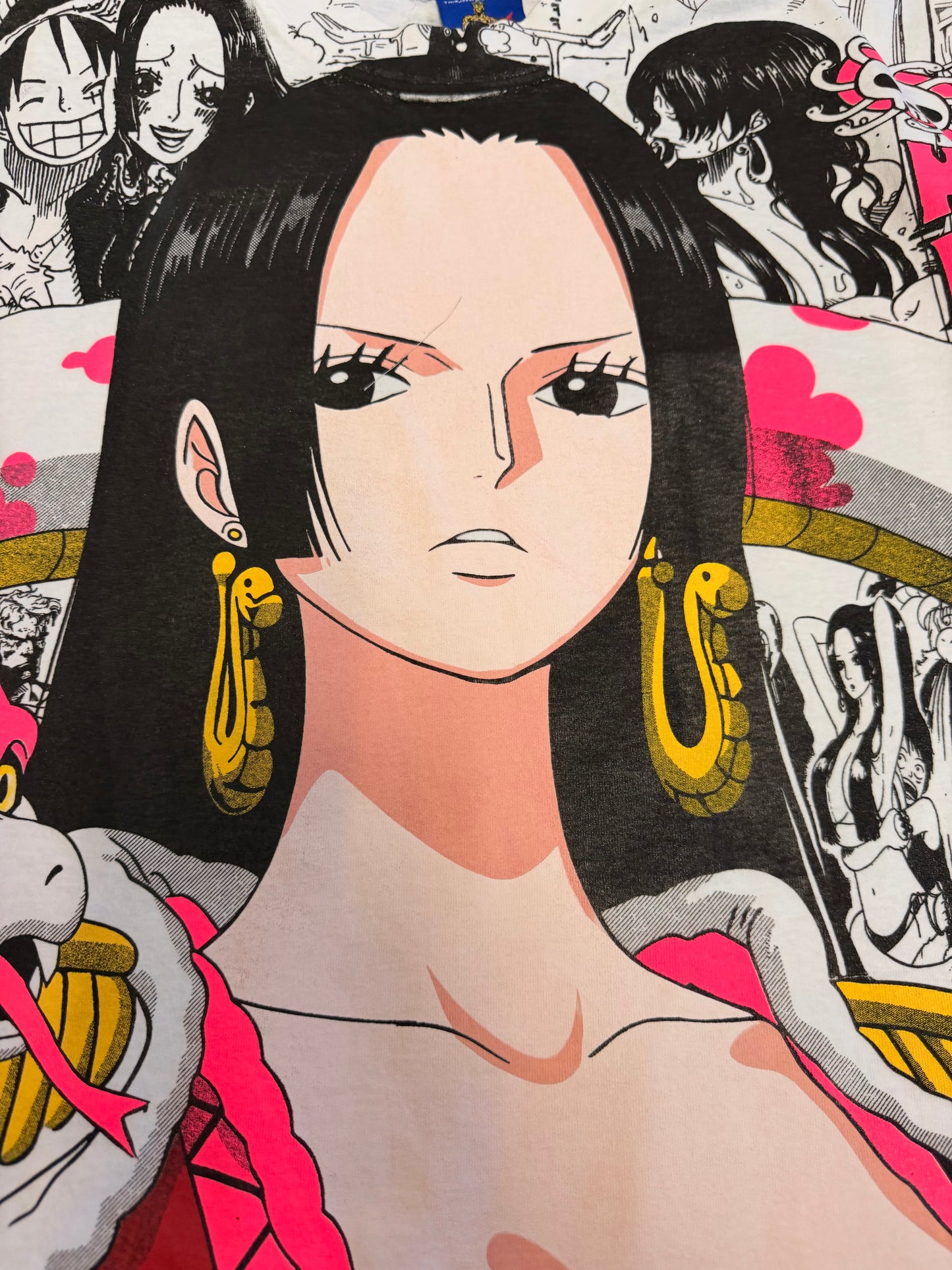 White - Boa Hancock Manga Images Tee