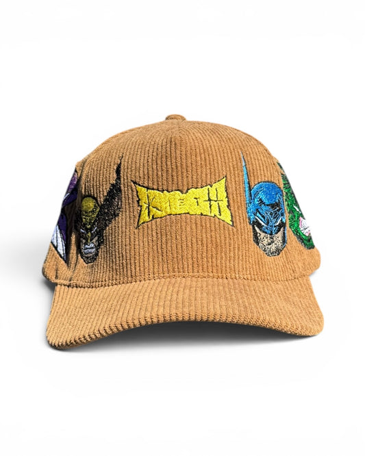 Brown Corduroy - Batman x Wolverine Hat