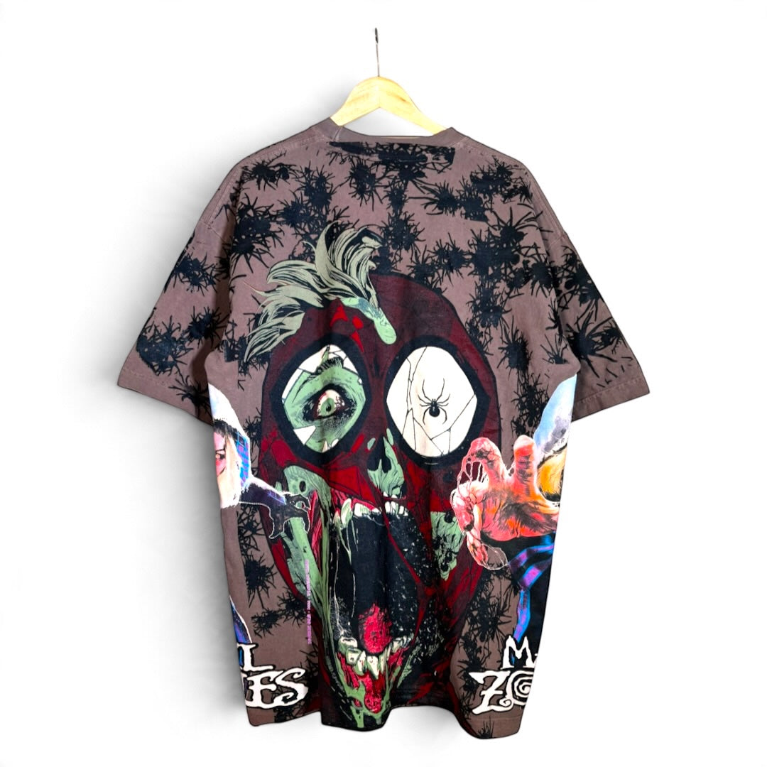 Light Brown - Zombie Spiderman Front and Back - Marvel Zombies Side - 360 Shirt
