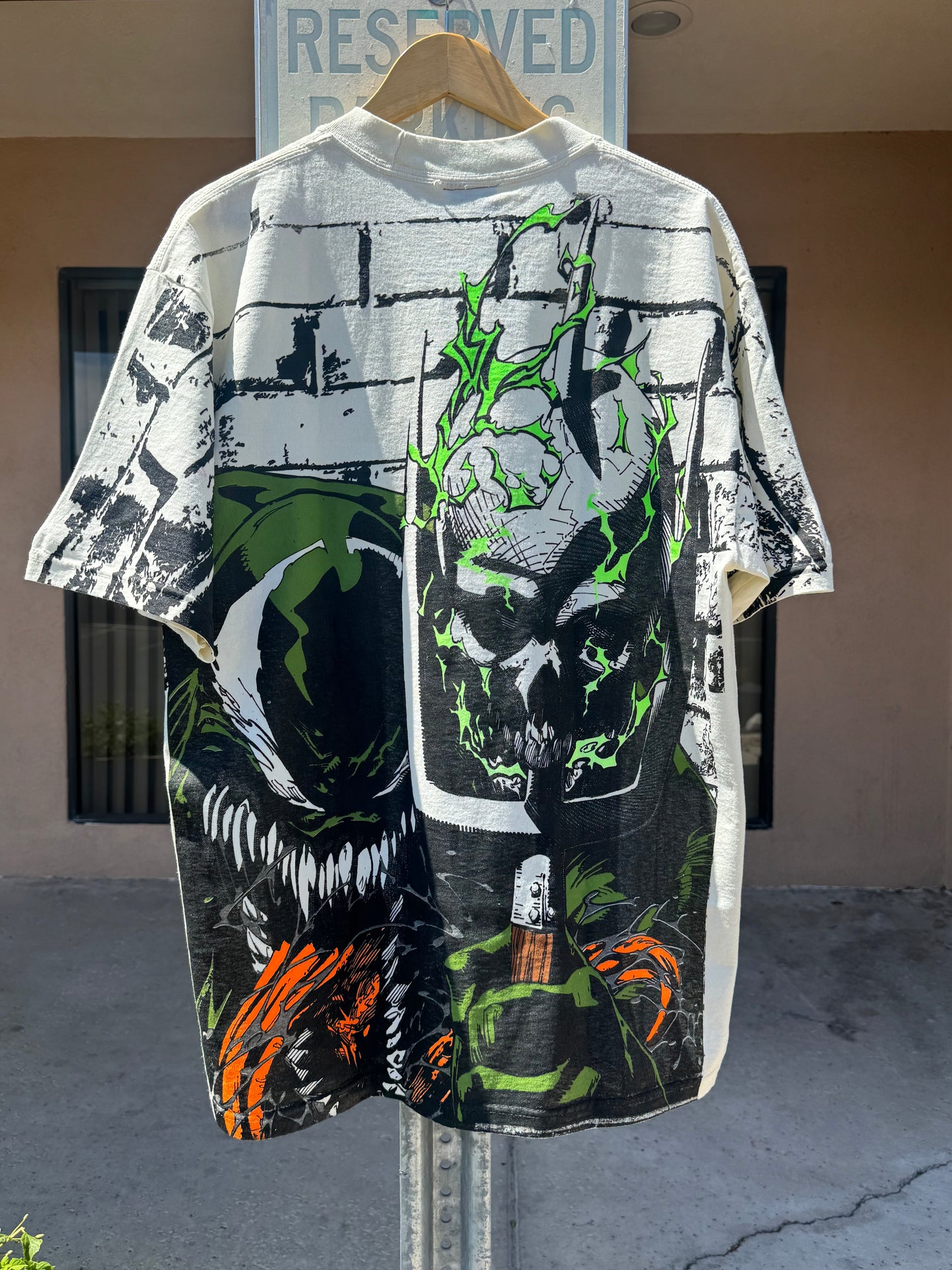Cream - Olive Venom - Glow and the dark ink and metallic ink!