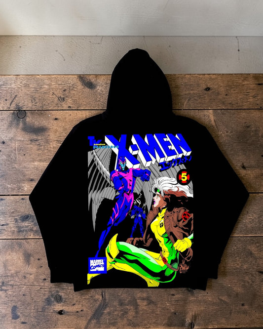 Black HOODIE - archangel  Front hit and Gambit back hit