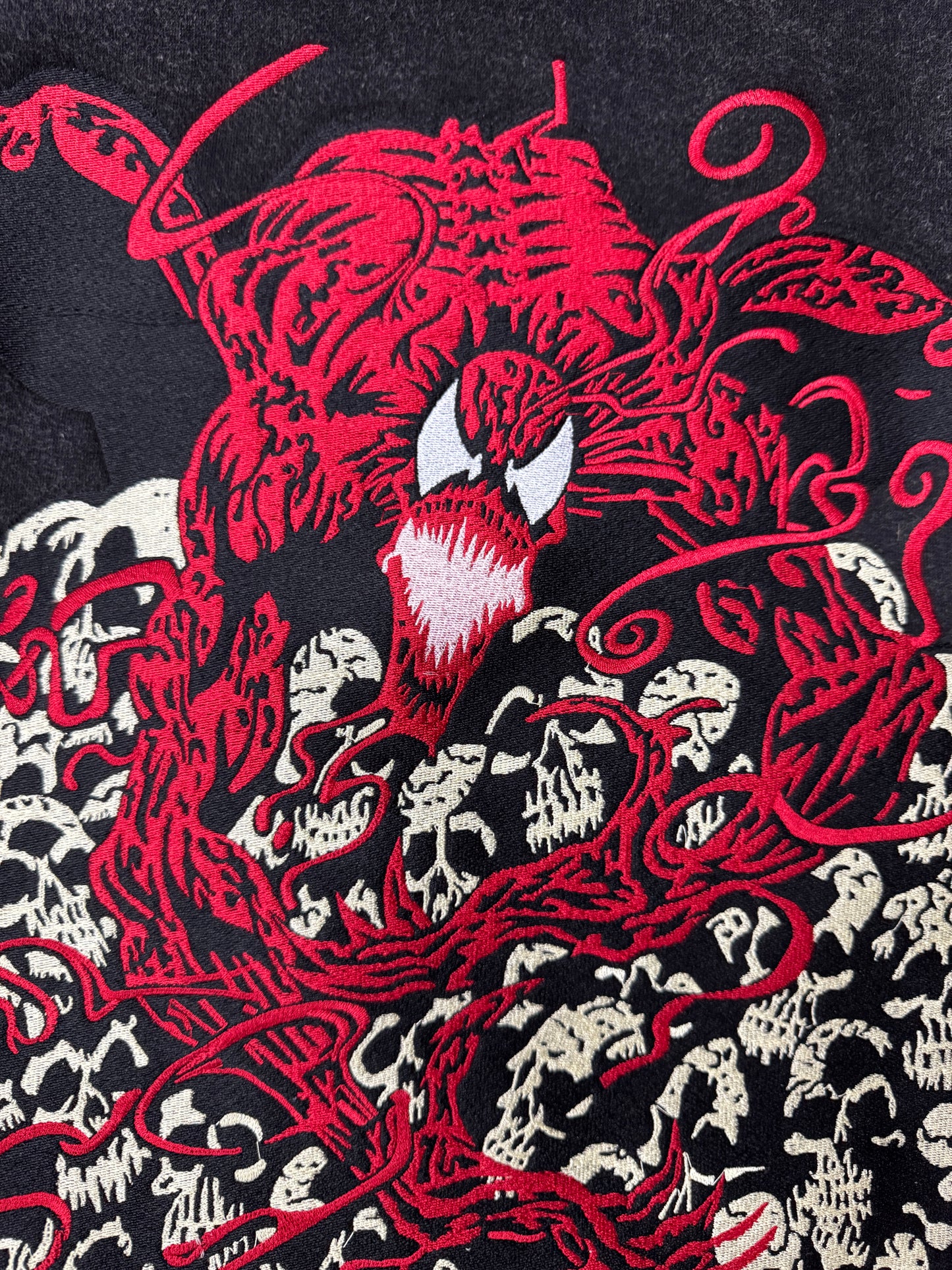 Black Acid Wash-Medium- Carnage Hoodie