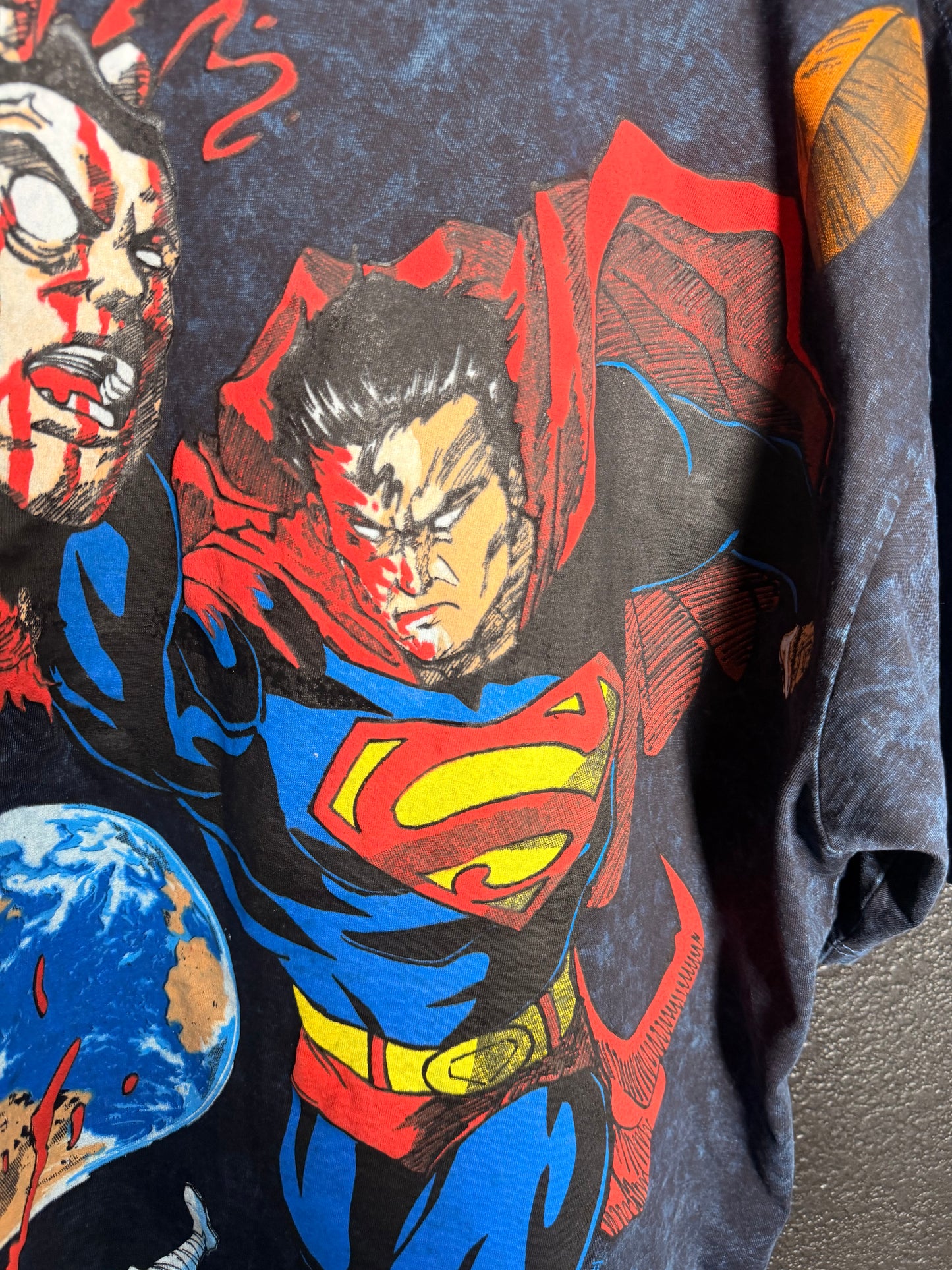 Navy acid wash - Superman Fatality Kills front  - Sub Zero Fatality