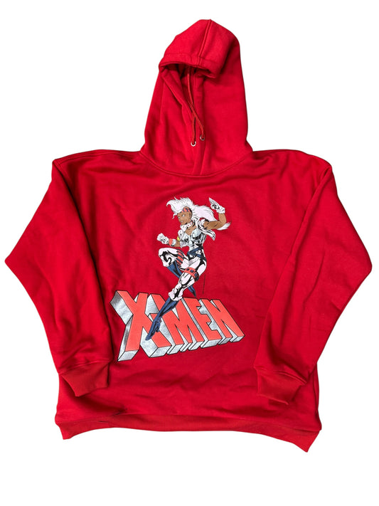 Red-Medium-X-Men Hoodie featuring Storm