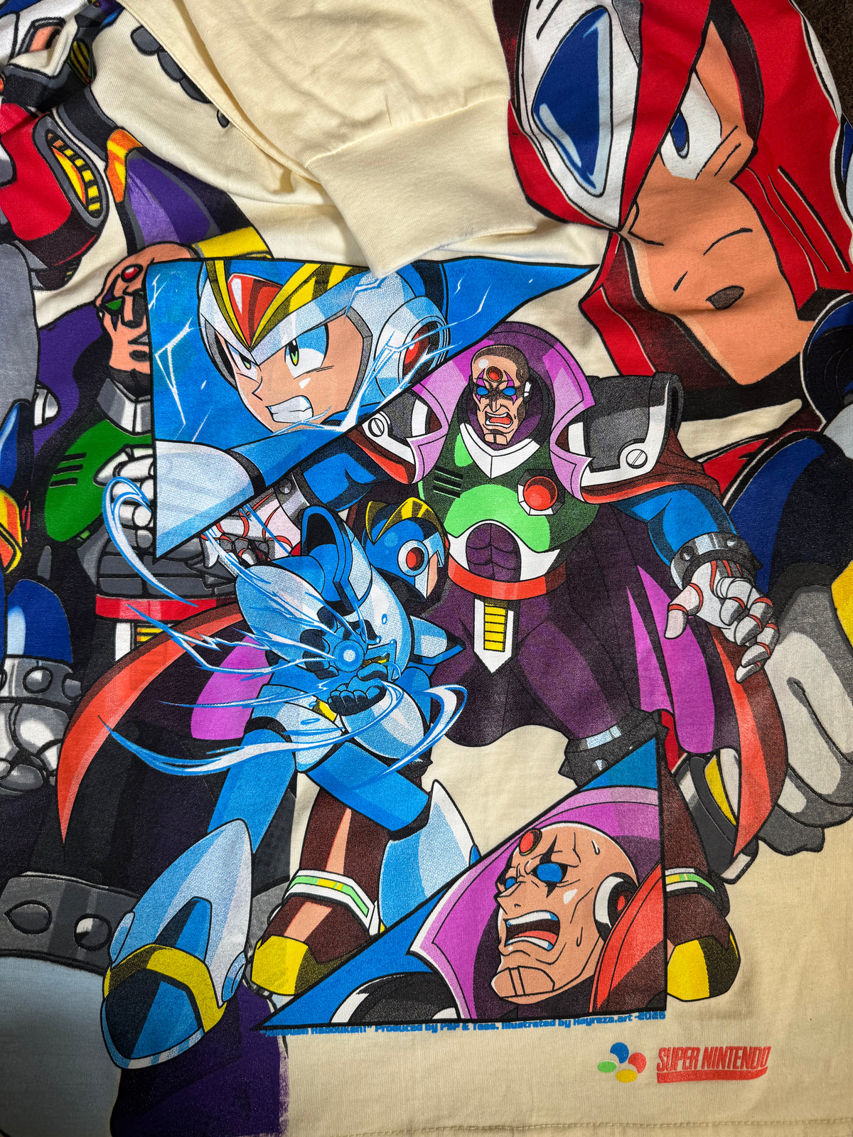Cream Longsleeve - Megaman X - 360 Shirt