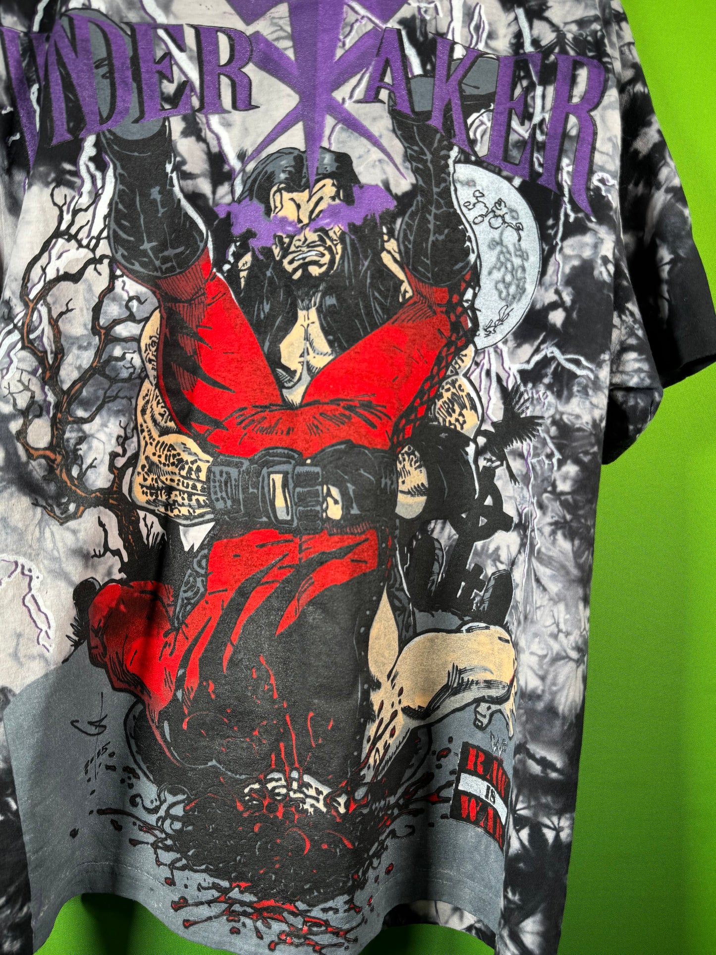 Black Tie Dye - tombstone of death front & Mr. socko Kills back
