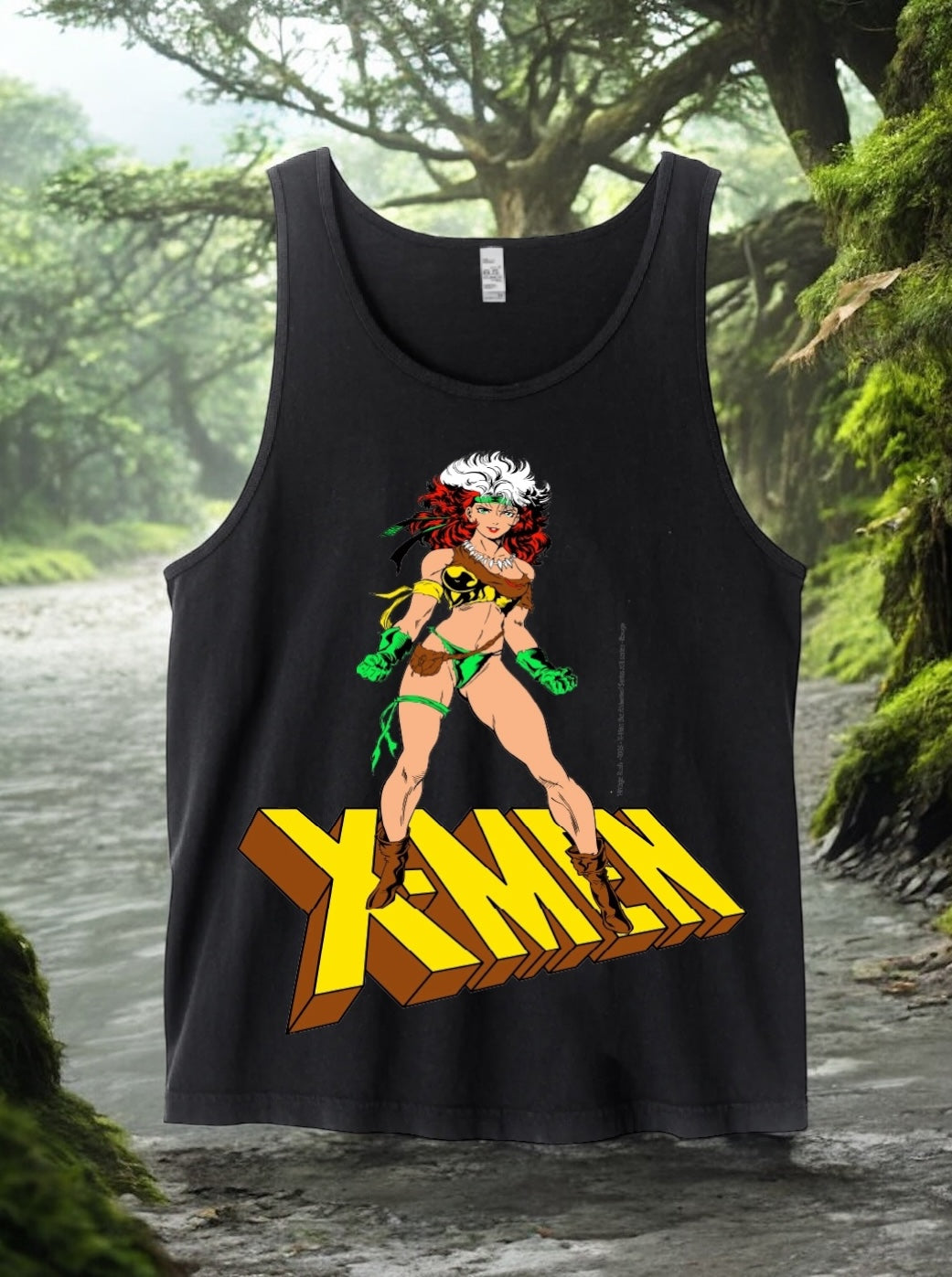 (Black Friday) Black tank top - Savage land rouge