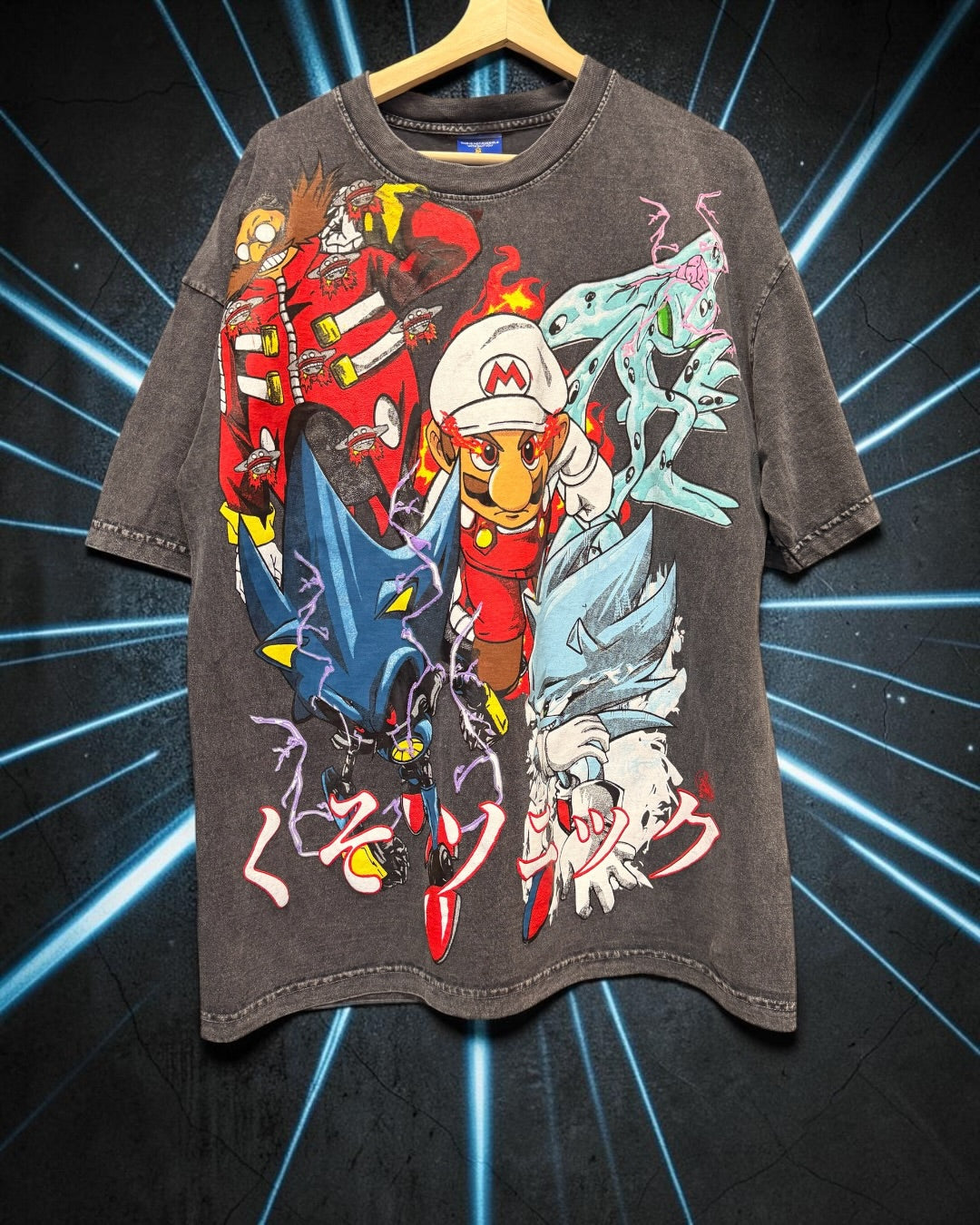 Black acid wash  - Fu*k Sonic - Final forms Sonic team