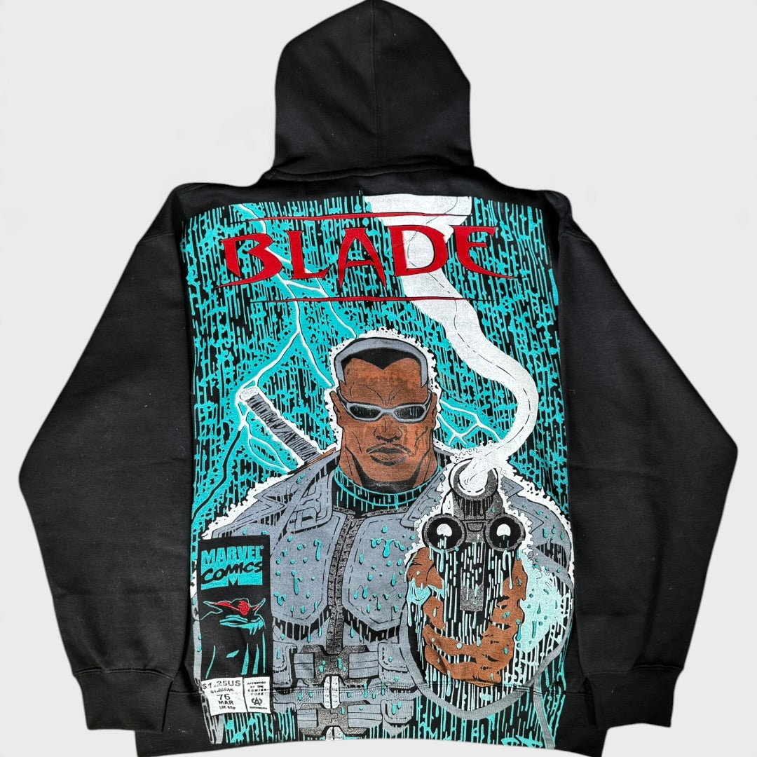 Black - Bloody Rain Blade Front - Thunder Rain Blade Back