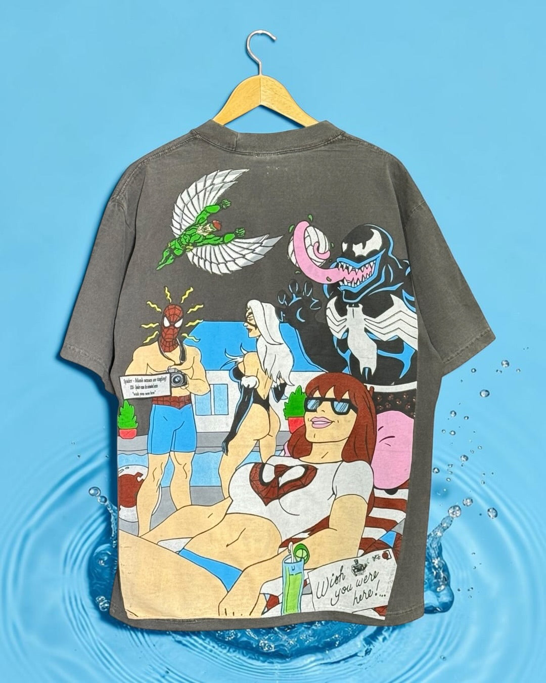 Faded - king pin and friends back front - Spidy Wish back