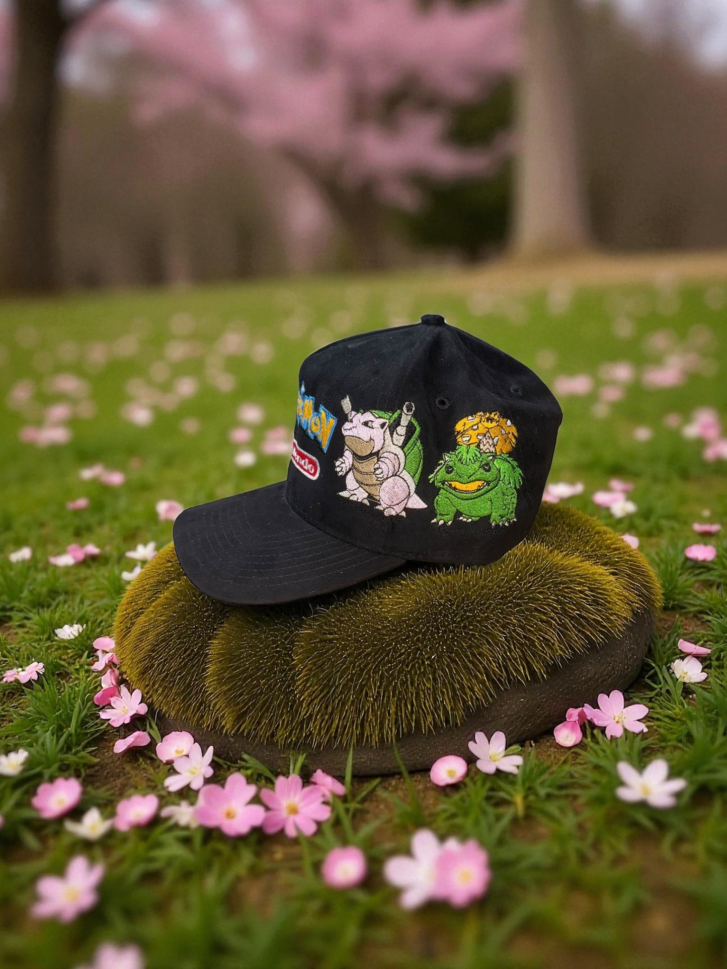 Black suede print - Shinny Poke Starter Hat