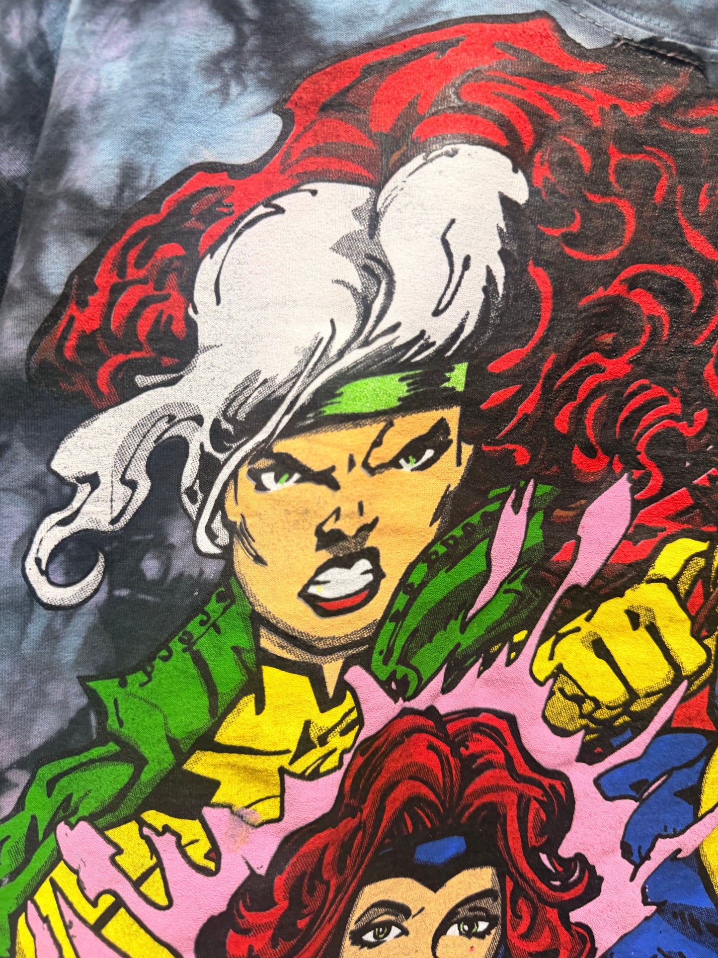 Galexy tie dye - Beast & Gambit Front & X-Men Team