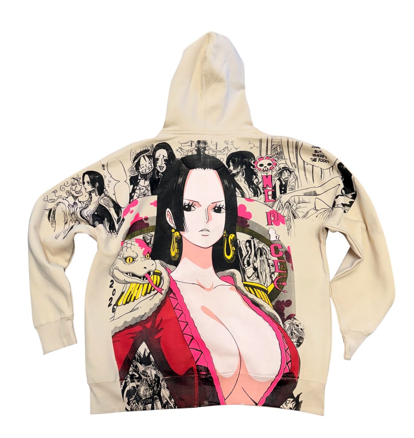 Cream HOODIE - Boa Hancock Hoodie